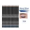 12 färger Waterproof Eyeliner Pencil Långlastande ögonfoderpennor Makeup Cosmetics For Eyes Make Up Set Beauty Tools1084481