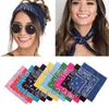 19 farben Neueste 100% Baumwolle Mischung Hip-hop Gedruckt Bandanas Für Männlich Weiblich Stirnband Für Frauen/Männer/jungen/Mädchen Schals Armband