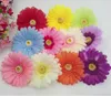 10 cm grande soie Gerbera tête de fleur artificielle pour la décoration de voiture de mariage bricolage guirlande décorative fleuriste fleurs chrysanthème artificiel