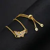 Summer fashion cute animal bracelet lucky eye butterfly bracelet ladies adjustable chain ladies gold jewelry gift