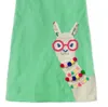 Girls Cotton Tunic Dress Short Sleeve 2019 Summer Princess Dress Cartoon Alpaca Appliques Children Costume For Kids Dresses BY07892114345