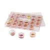 Clear Plastic Bead Storage Containers Set diamantmålning Tillbehörslåda Transparent flaskor med lock för DIY Diamond Nail T2001043062