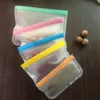 Reusable Food Storage Bag Leakproof Food Bag for Sandwich/ Snack/ Fruit Food Zipper Lock Top Fresh Container Bags