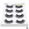 4 pairs natural false eyelashes fake lashes long makeup 3d mink lashes eyelash extension mink eyelashes for beauty