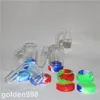 Hookahs copo de vidro tubos de água bongs cinzas cinzas espessura para fumar sonda Dabber ferramenta