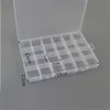 من البلاستيك الشفاف الخالي صندوق تخزين أدوات عرض مجوهرات حالة التخزين المنظم حامل قابل للتعديل البلاستيك القضية yq01265
