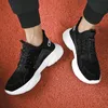 2022 Loopschoenen Sport Pigskin Flyweave Sneakers G.n.Shijia Fashion Designer Topkwaliteit Polyurethaan Schoenen Zool Zwart Grijs