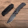 New Small EDC Pocket Folding Knife 440C Black Oxide Drop Point Blade Stainless Steel Handle Survival Folding Knives