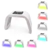 7 kleuren opvouwbare LED-therapie Machine Huidverjonging Gezichtsmasker Acne Remover Anti-rimpel Spa Photon-apparaat