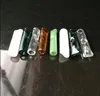 Bocal de sucção de vidro colorido entrega aleatória
