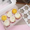 Brot Box Kraft Papier Cupcake Box Bäckerei Kuchen Behälter Mit Einsatz Display Fenster Dessert Lagerung Boxen Party Geschenk Fall