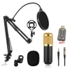 BM 800 Microfoon voor Computer Wired Studio Condensator Karaoke Mic BM800 en POP Filter NB 35 Holderarm voor Phantom Power