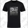 Nya Black Mens Toppar Utomhus T Shirts Solid Kläder Gym T-shirt Mens Svart Casual City Shirts