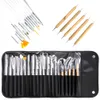 Dual-ended Dotting Pen Rhinestone Studs Picker Wax Pencil Crystal Beads Handle Nail Brush Painting Pen Nail Art Tool