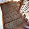 Tapijten moderne strepen trap mat lijm tapijt trap loopt loopt niet-slip trapdekselbescherming 15 stcs1