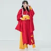 ásia estilo japonês retro Kimono roupa étnica vestido longo Mulher novidade partido Vestido Cosplay vestido Bow