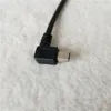 90 Degree Right Angle USB 2.0 A Male To Right Mini USB B Male Data Power Cable Cord 25cm