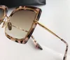 Tortoise Gold Square Sunglasses Brown Gradient Lenses 503 Sun Glasses Women sunglasses Eyewear New with Box279R