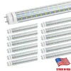 25pcs-T8 Tubes lumineux LED 4FT 60W Tube LED lumières en forme de D Triple côtés 3 rangées LED ampoules de remplacement pour luminaire fluorescent de 4 pieds