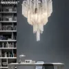 Lampadari moderni Apparecchi di illuminazione Lampade a sospensione per illuminazione interna argento vintage per sala da pranzo Foyer Ristorante Soggiorno Decorazione domestica