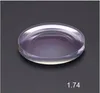 HD TOPEX 1.74 고굴절 광학 렌즈 초경량 얇은 수지 비구면 근시 처방 안경 렌즈 UV400 방 방사선 프리 어셈블리