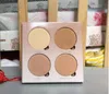 En stock! Haute qualité! Maquillage bronzant surligneur maquillage 4 couleurs fard à paupières poudre pour le visage fard à joues Palette 1 pièces