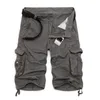 Mens Military Cargo Shorts Fashion Trend Army Camouflage Tactical Short Pant Designer Male Cotton Loose Work Casual Plus Size Pants