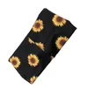 Kvinnor Headbands Boho Floral Style Elastic Hair Band Fashion Sunflower Criss Cross Head Wrap Söt hår Tillbehör