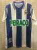 1999/2000 Real Club Deportivo de La Coruña camisola de futebol 99/00 Home Blue Football Shirts Depor Uniformes Vendas