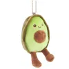 New bonito abacate manteiga Fruit Keychain Plush pequeno pingente Toy Boneca criativa Crianças Grab boneca para crianças