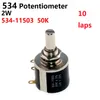 Precision Multi-Turn Wirewound Potentiometer 534-11503 534 50K 2W