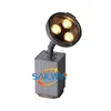 3200K Warmwhite Rasha Professional Battery WIRELESS 3x3w LED Pinspot Light DJ Stage Lighting For Disco Bar Event