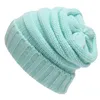 Mutsen hoeden Gebreide Motorkap Mode Vizier Cup Meisjes Dames Winter Warme Muts Weave Gorro Hoed Casual Mutsen 17 Kleuren3877490