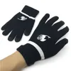 Fashion-Unisex Gloves Full Finger Screen Touch Anime Fairy Tail Guild Striped Knitting Glove Winter Wrist Mittens Halloween Gift Warmer