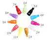 10pcslot de plástico Arte de uñas Sumergente Clip de gel UV Gel UV Polcha Fluid de herramienta para eliminar el removedor de la limpiador de uñas DHL2405619