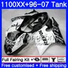 + Tank dla Honda Blackbird CBR 1100xx CBR1100 XX Repsol White Hot 02 03 04 05 06 07 271 HM.29 CBR1100XX 2002 2003 2004 2004 2005 2006 2007 Owalnia