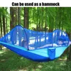 Parachute Hammock Single / Double Outdoor Camping Garden Hanging Dormir balanço Cama Árvore Tent Parachute Hammock Com Mosquito Net