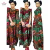 فساتين 2019 خريف أفريقيا شمع الطباعة رومبز بازين بازين على الطراز الأفريقي للنساء Dashiki Cotton Fitness Jumpsuit Wy102