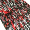 Rosso Nero Grigio Camouflage Vinile Car Wrap Film Grafica stampata Barca Auto Moto Scooter Adesivo Full Body Wrapping Foil