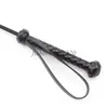 Bondage Hot Real Leather Horse Bat Riding Crop Whip Proste Flogger Retraint Cosplay Au653