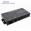 Répartiteur d'amplificateur DMX124 DMX512, répéteur de signal DMX 4CH, 4 ports de sortie, distributeur de signal DMX, entrée AC100V-240V, livraison gratuite