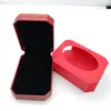 2024 smycken lådor Röd färgarmband/halsband/ring original orange väskor smycken presentförpackning till bra online