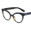 Partihandel-Frame Clear Lens Women Myopia Nerd Glasögon Transparent Optisk Frame Spectacles Men Fashion Glasögon