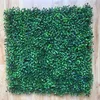 Wall Decor Partido Artificial grama gramado Simulação Plantas Paisagismo Green Plastic Lawn Porta Loja Imagem de Fundo da grama Flores casamento