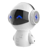 20st nyaste söt bärbar robot Bluetooth högtalare stereo handsfree brus avbryta aux tf mp3 musikspelare mobiltelefon samtal