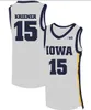 2020 NCAA Iowa Hawkeyes Jerseys 10 Joe Wieskamp 25 Tyler Cook 55 Luka Garza 5 CJ Fredrick 15 Kriener 30 Lester Basketballtröja