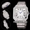 43mm XL Taille WGSA0009 Montres Cadran Blanc Asiatique 2813 Automatique Montre Homme Or 18K Bracelet Acier Haute Qualité Sport Watch_zone