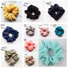 Scrunchies Pannband Dot Stripe Hårband tjocktarm Hårband Rep Flickhästsvanshållare Trendiga håraccessoarer 65 mönster DW2114