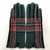 Femmes Plaid Gants chauds Mode Vélo d'hiver mitaines extérieur laine Vérifiez Warmer mitaines Gants d'entraînement Grille TTA1843