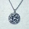 Unisex Amulett Halskette Pentagramm Pentagramm Anhänger Halsketten Kette Supernatural Wicca Schmuck Halsband Schutz Schmuck Geschenk 547